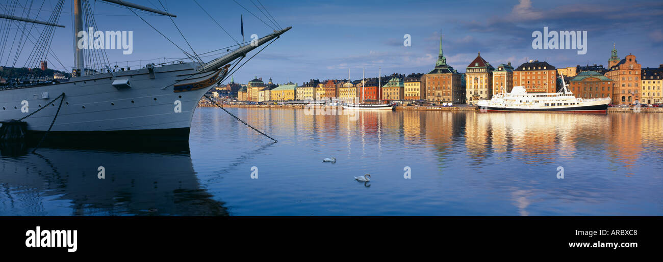 the waterfront Stockholm Sweden Stock Photo