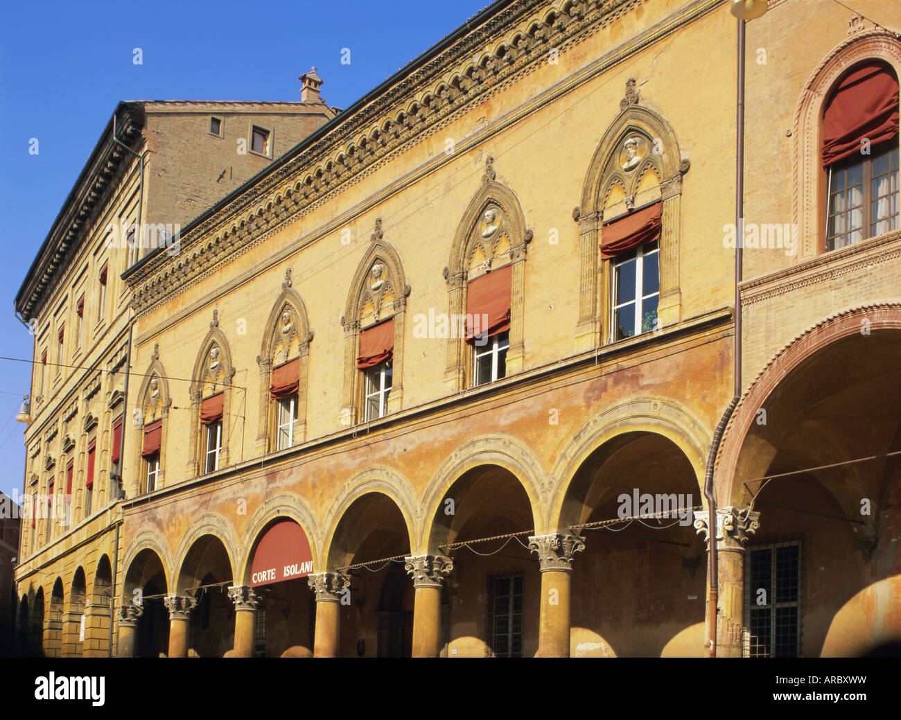San Stefano arcade, Bologna, Emilia-Romagna, Italy, Europe Stock Photo