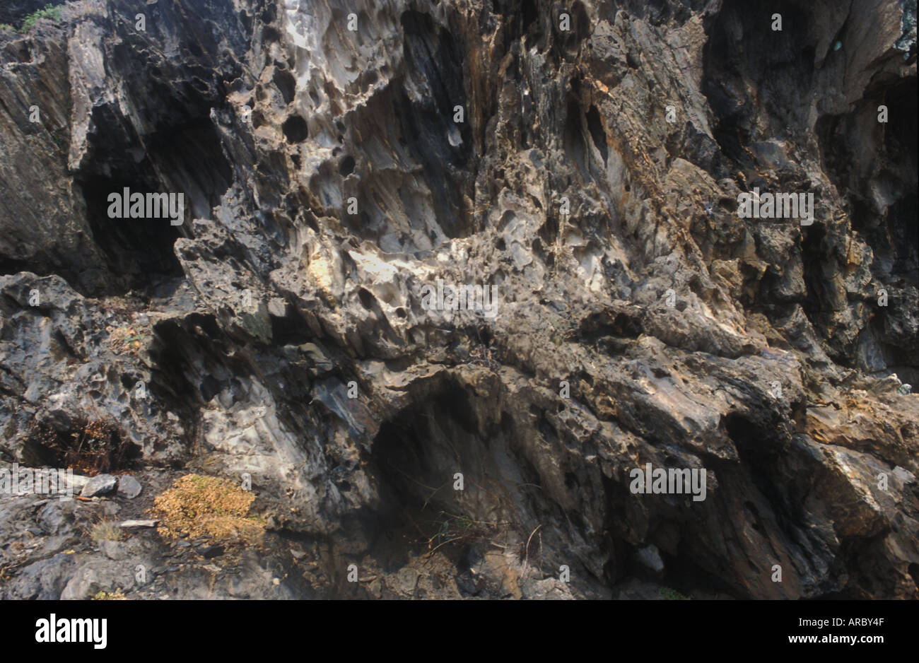 Pitted Rocks Cliffs Pitted Rock High Resolution Stock Photography and Images - Alamy