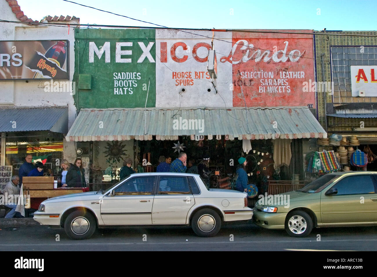 Cars on the streets of Nogales Mexico Stock Photo Alamy