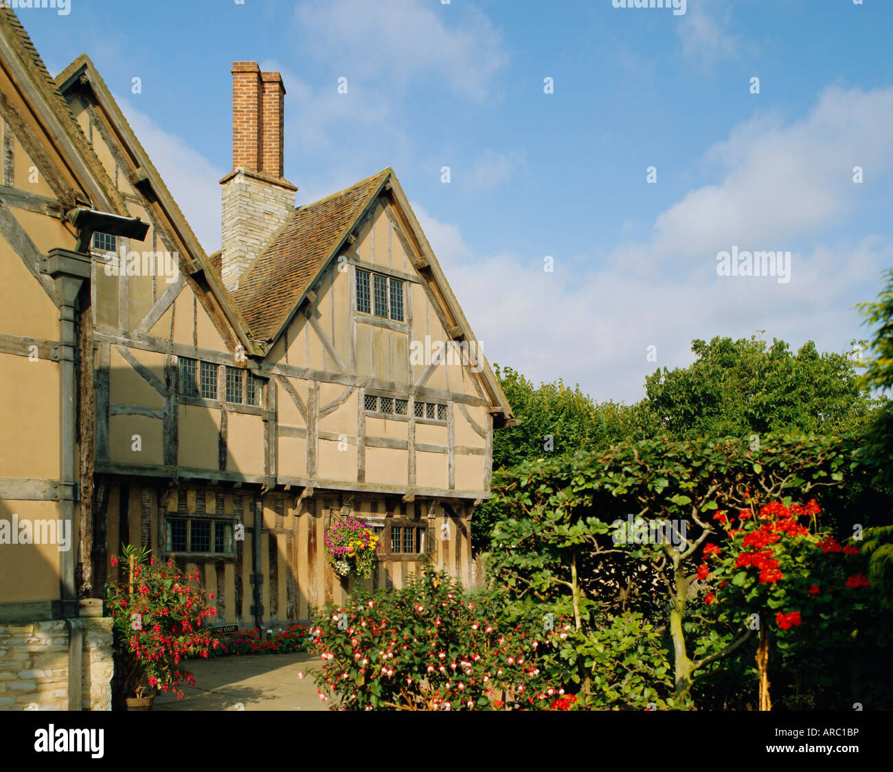 Hall's Croft, Shakespeare Trust, Stratford-upon-Avon, Warwickshire, England, UK, Europe Stock Photo