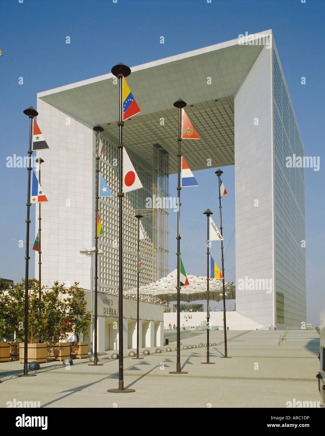 La Grande Arche, La Defense, Paris, France, Europe Stock Photo