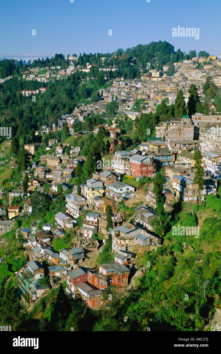Darjeeling, old British hill station established in the 1800s, West Bengal, India Stock Photo