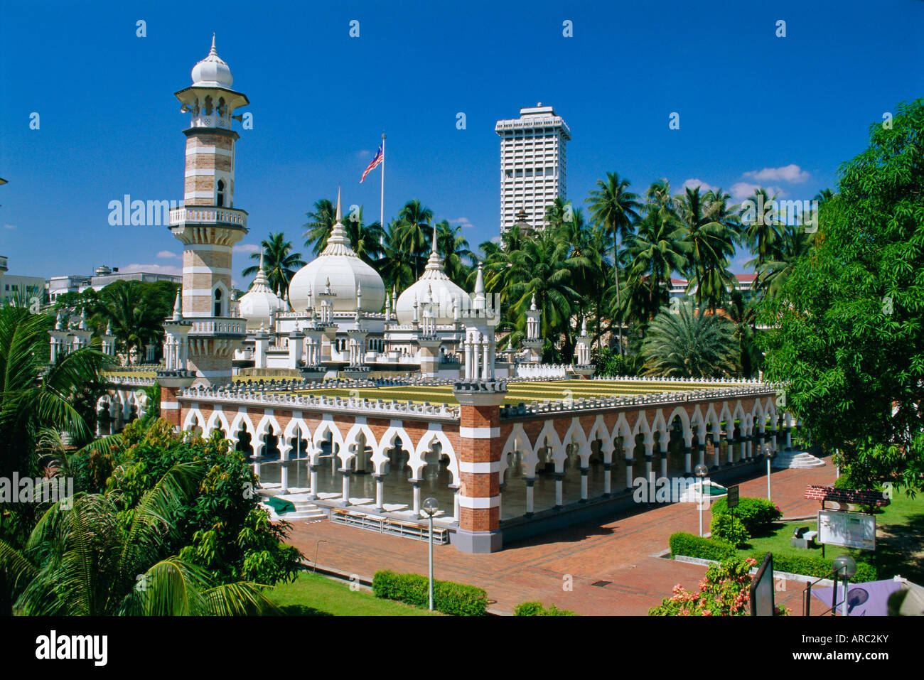 Masjid Jamek (Friday Mosque) built in 1909 near Merdeka Square, Kuala Lumpur, Malaysia Stock Photo