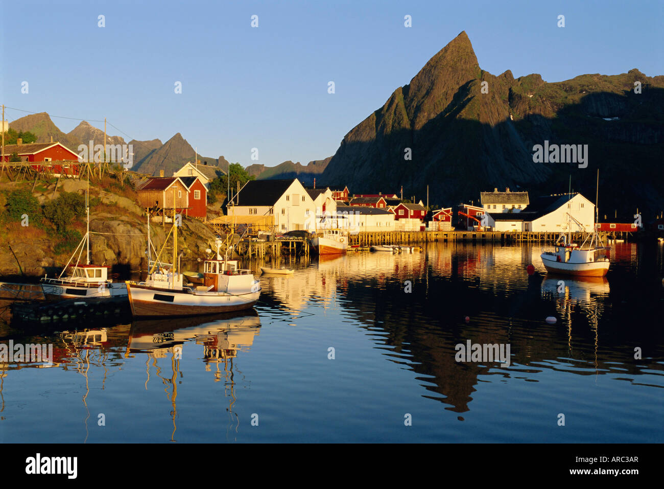 Fishing village of Hamnoy, Moskenesoya, Lofoten Islands, Norway