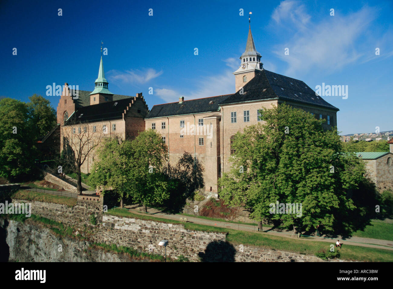 Akershus Castle and fortress, Central Oslo, Norway, Scandinavia Stock Photo