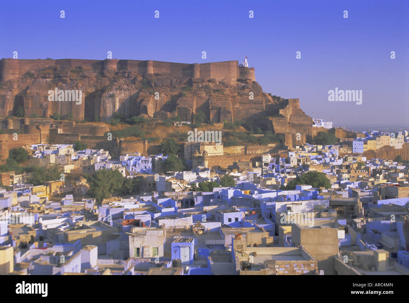 The Blue City of Jodhpur, Rajasthan State, India, Asia Stock Photo