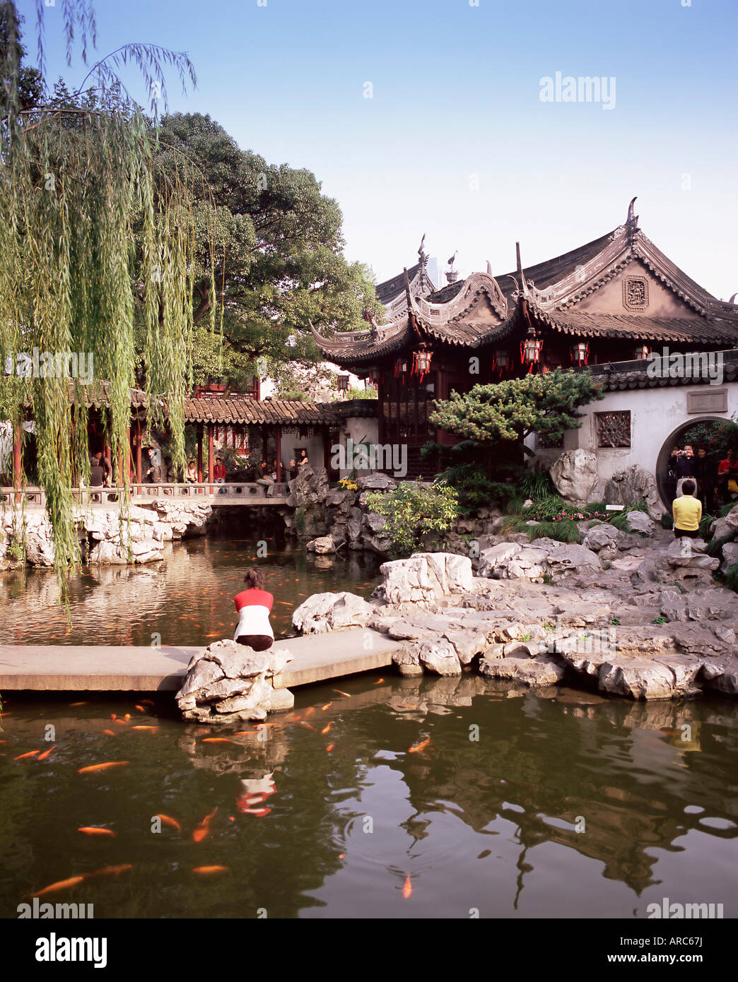 Yuyuan Gardens (Yu Gardens), Yuyuan Shangsha, Shanghai, China, Asia Stock Photo