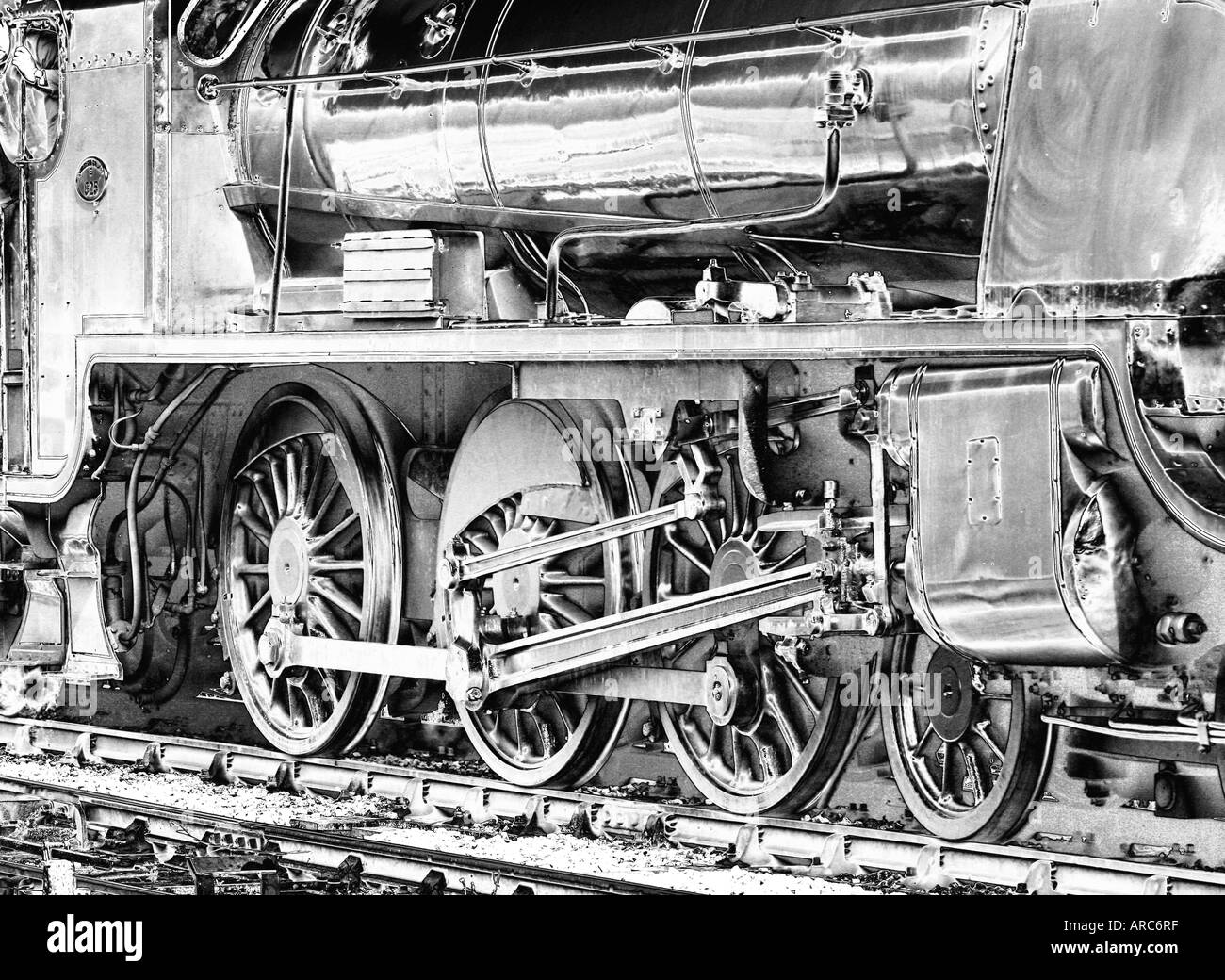 Steam engine pistons Black and White Stock Photos & Images Alamy