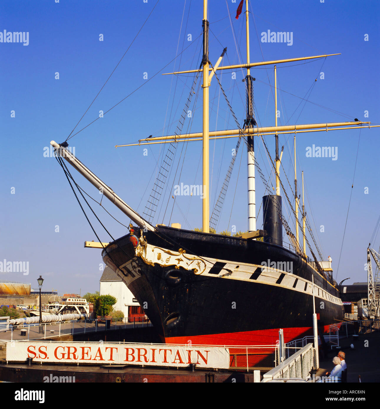SS Great Britain, Historical ship Stock Photo