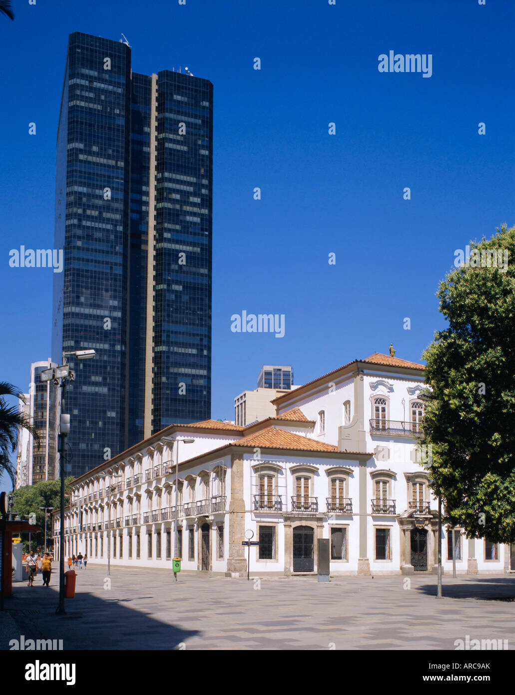 Praca 15 November, Rio de Janeiro, Brazil Stock Photo