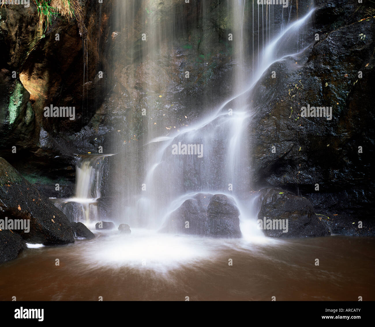 Roughting Lynn waterfall, near Wooler, Northumberland (Northumbria