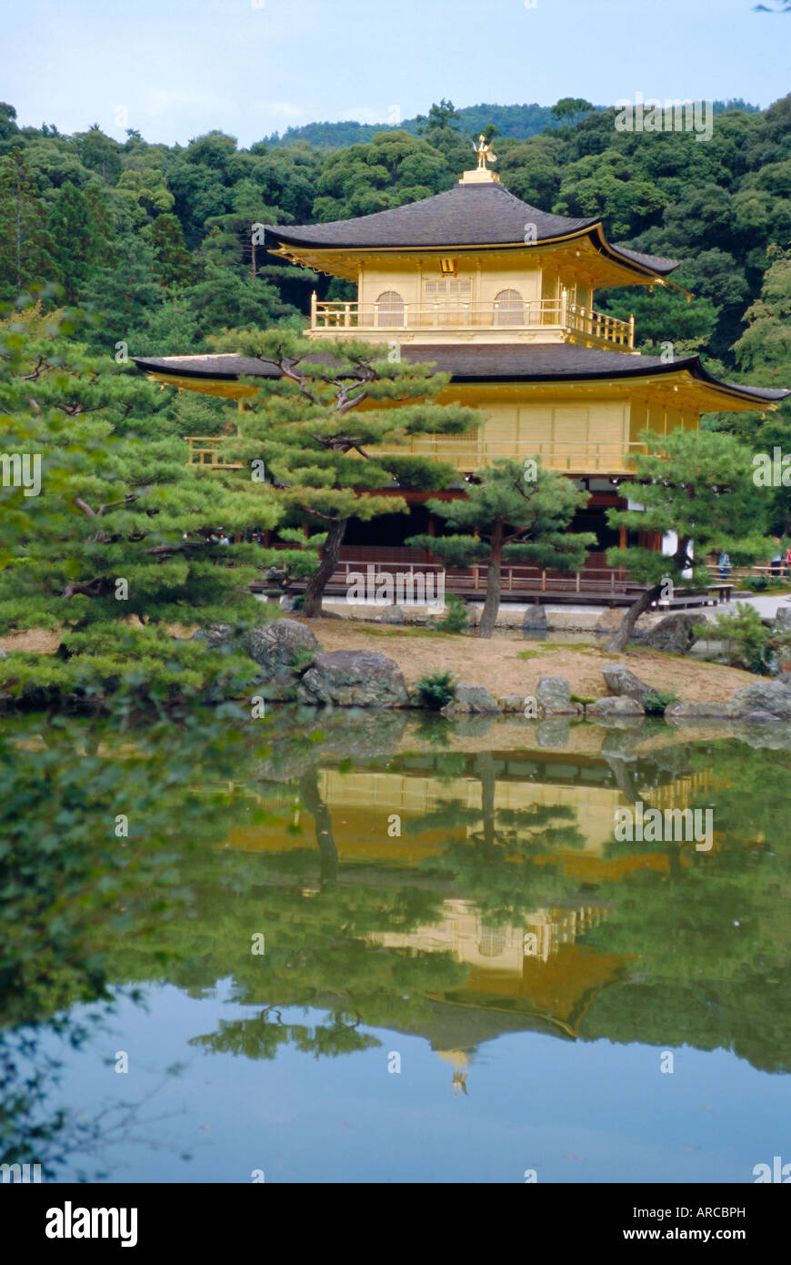 Temple of the Golden Pavilion, Kyoto, Japan Stock Photo
