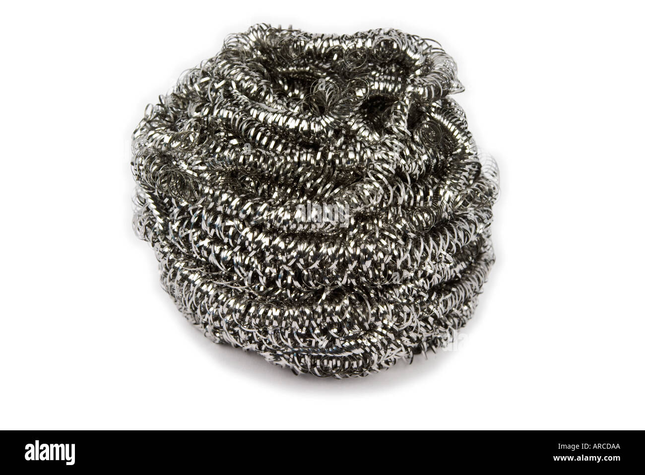 Stainless Steel Scouring Pad Stock Photo Alamy