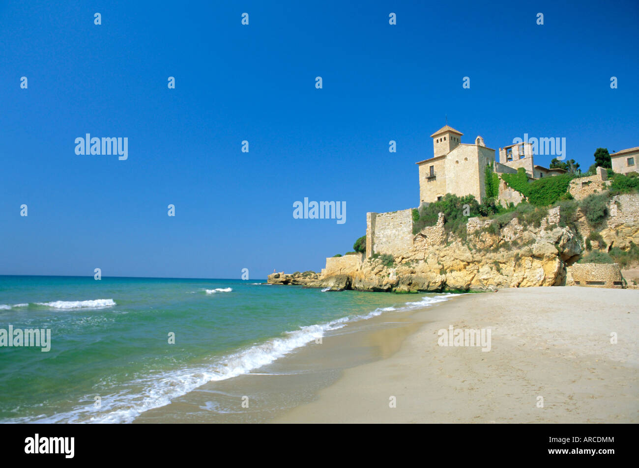 Tamarit Castle, Tarragona, Catalonia, Spain, Europe Stock Photo Alamy
