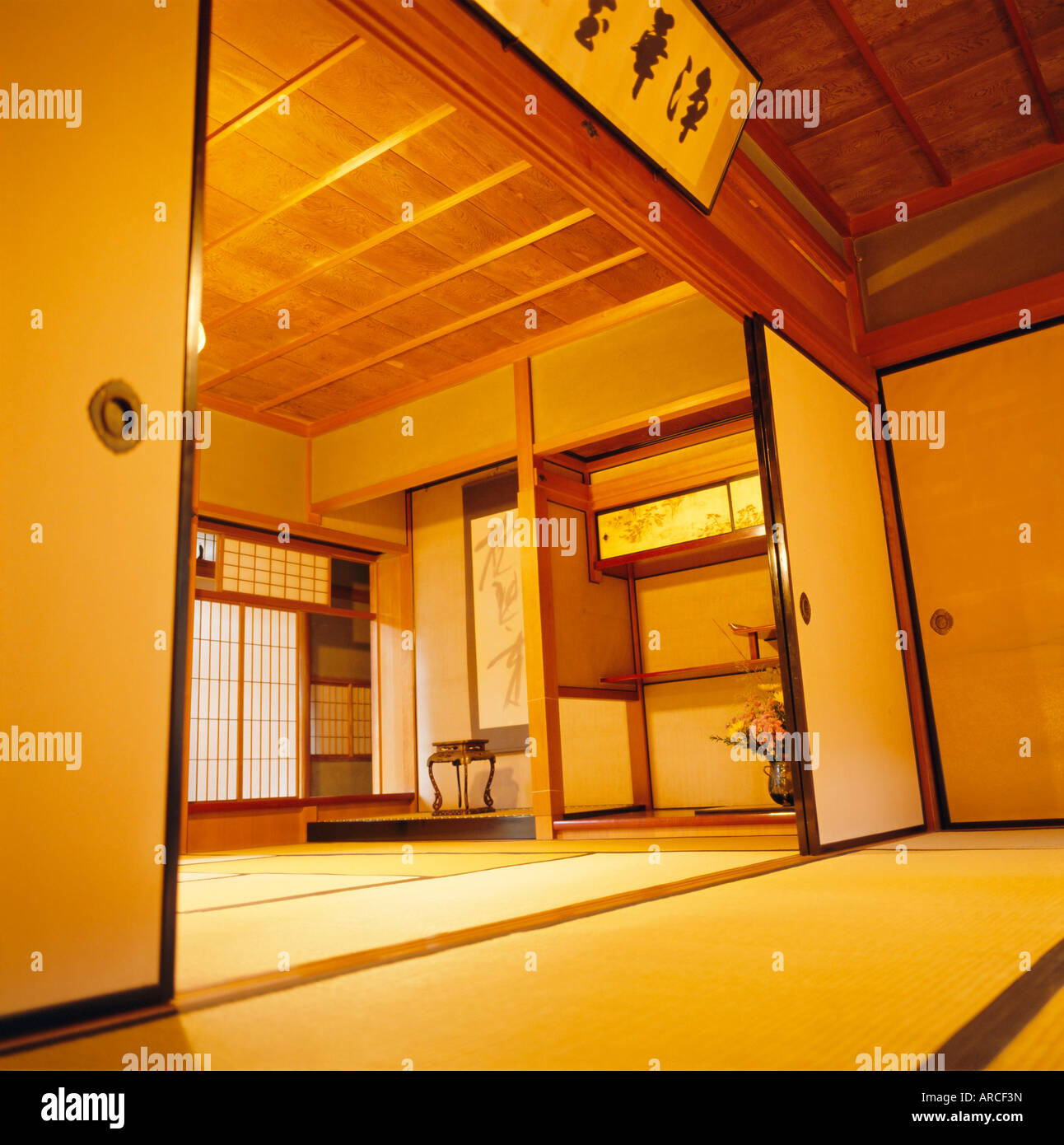 Yoshijima-Ke House (1890's), traditional late 19th century Japanese house, Takayama, Honshu, Japan Stock Photo