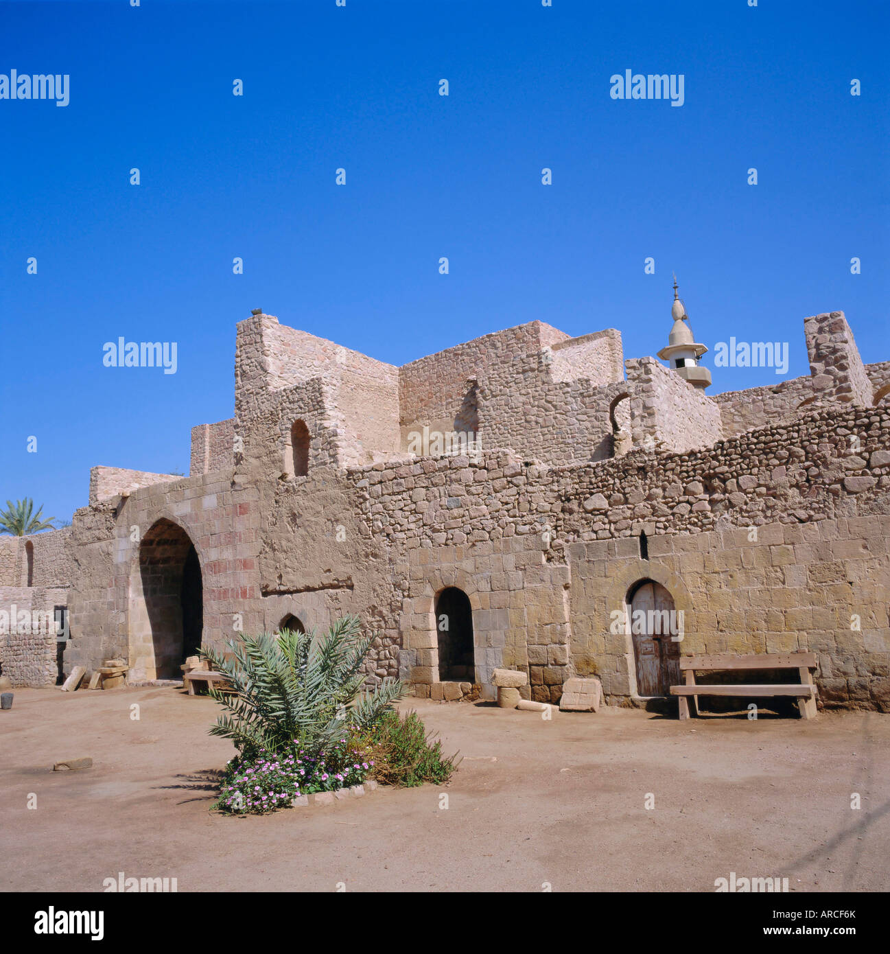 Aqaba Fort, Aqaba, Jordan, Middle East Stock Photo