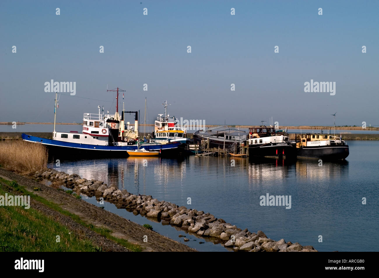 Lelystad  is the capital of the province of Flevoland. The city, built on reclaimed land, was founded in 1967 Stock Photo