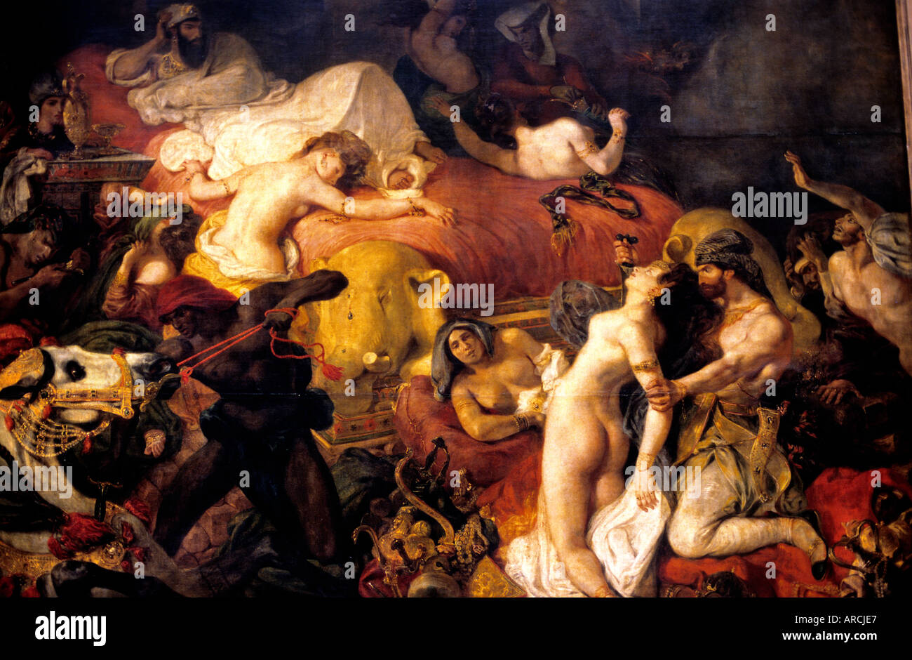 Смерть сарданапала описание картины