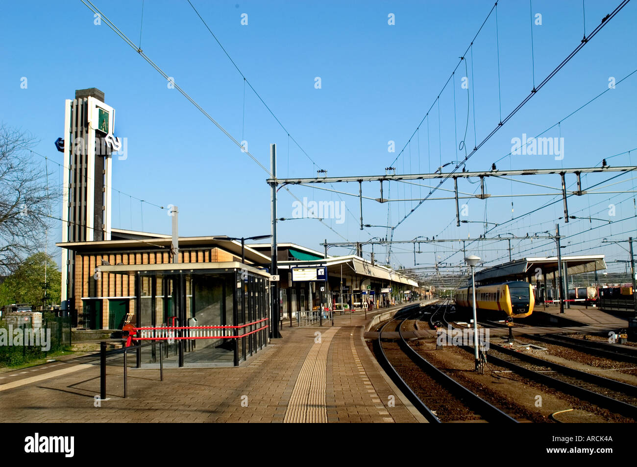 Venlo Train station  Dutch Netherlands town city Stock Photo