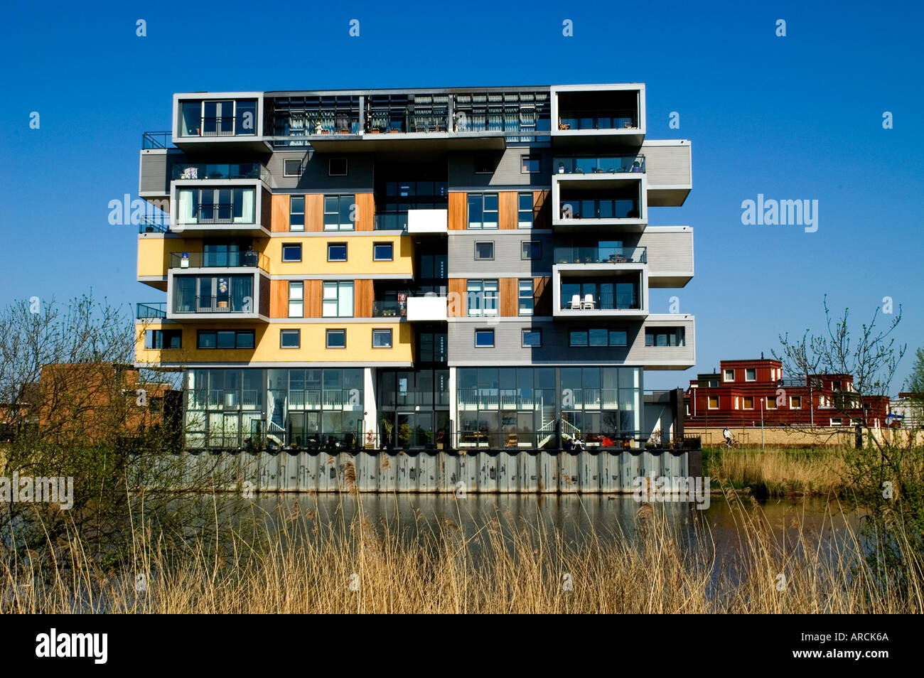 Almere Modern New City Town Netherlands Flevoland Stock Photo - Alamy