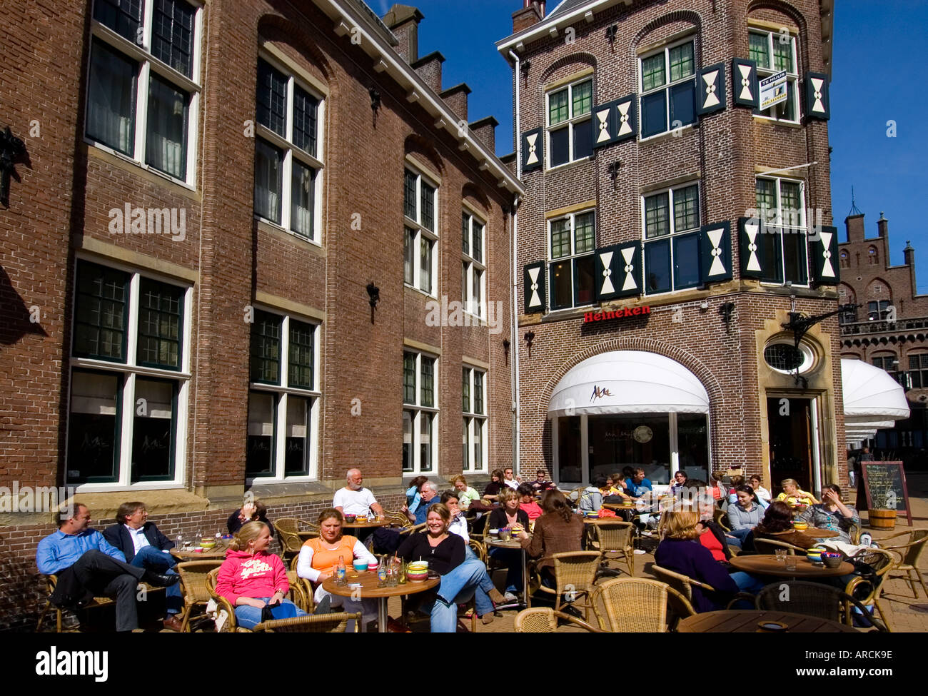 Groningen university students Student  Netherlands Stock Photo
