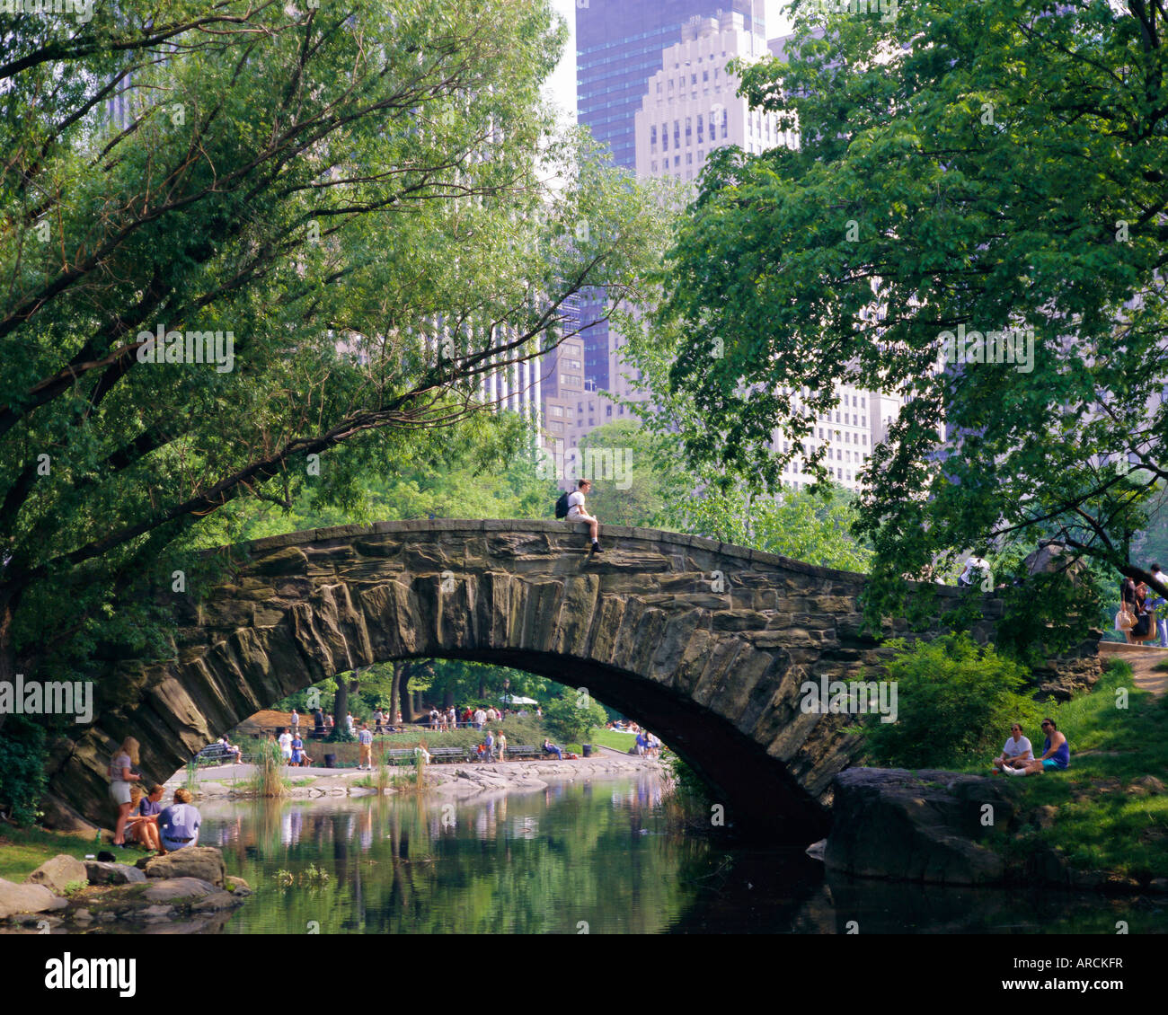 The Pond, Central Park, New York, USA Stock Photo - Alamy