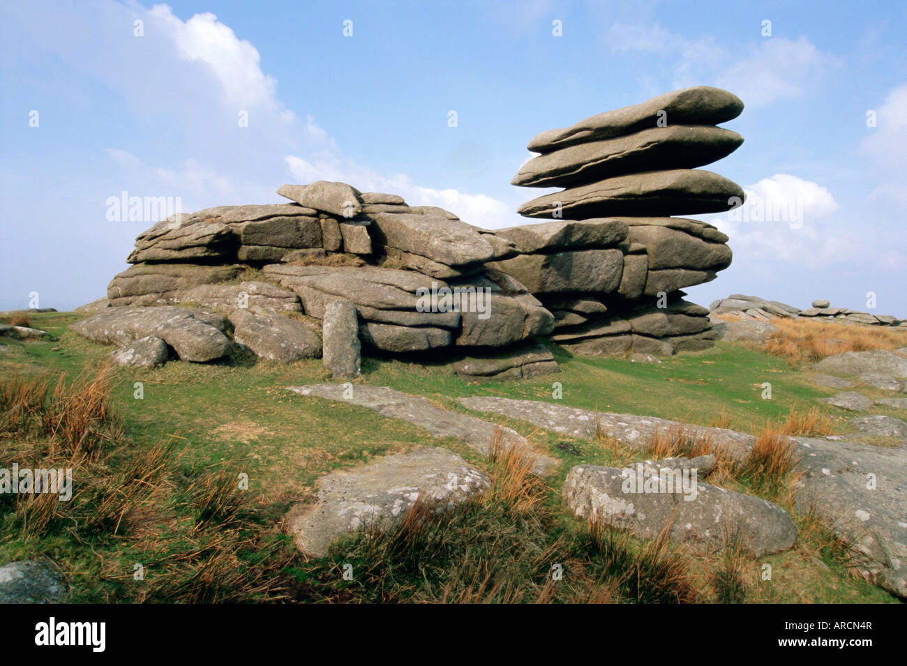 Rough Tor Rocks, near Camelford, Cornwall, England, UK Stock Photo