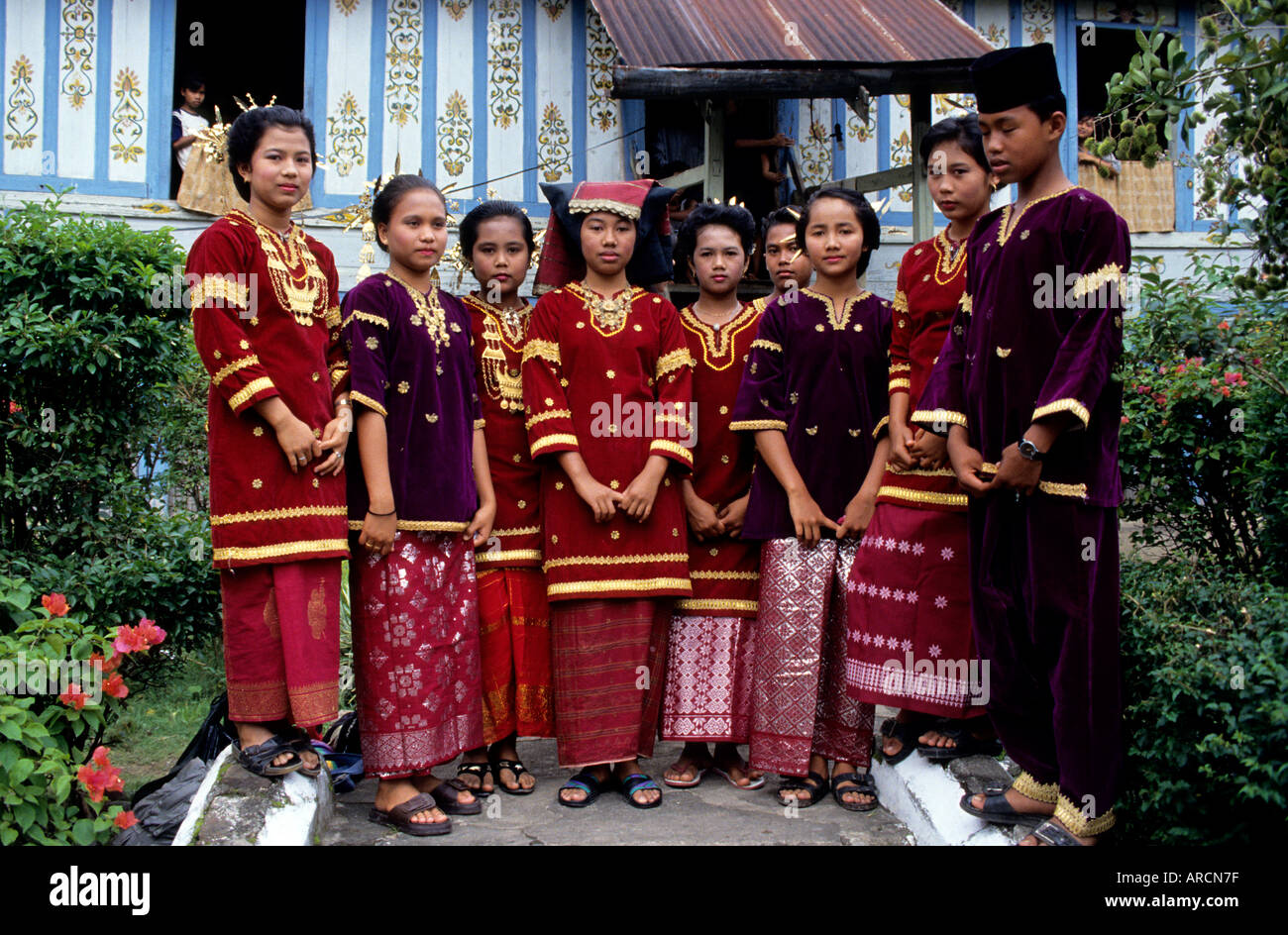 Indonesia Sumatra Minangkabau wedding marriage marry wed feast party