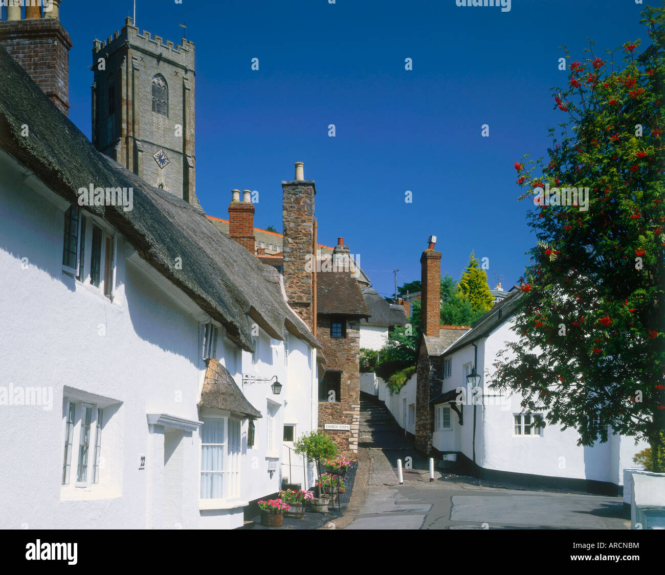 Church Steps, Minehead, Somerset, England Stock Photo Alamy