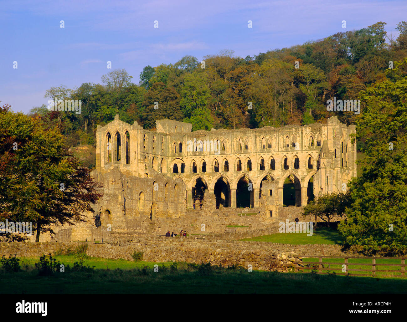 Rievaulx Abbey, old Cistercian abbey, Ryedale, North Yorkshire, England, UK, Europe Stock Photo