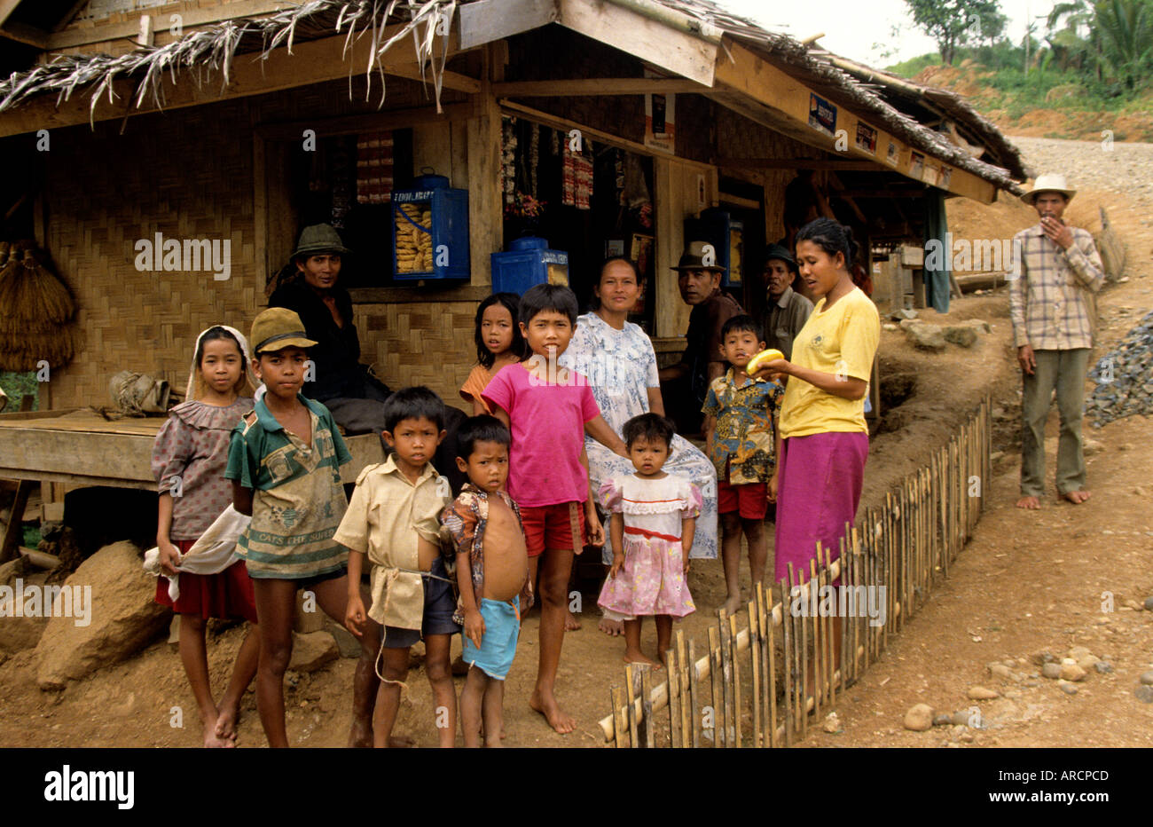Java J Indonesia Family girls people women child Stock Photo - Alamy