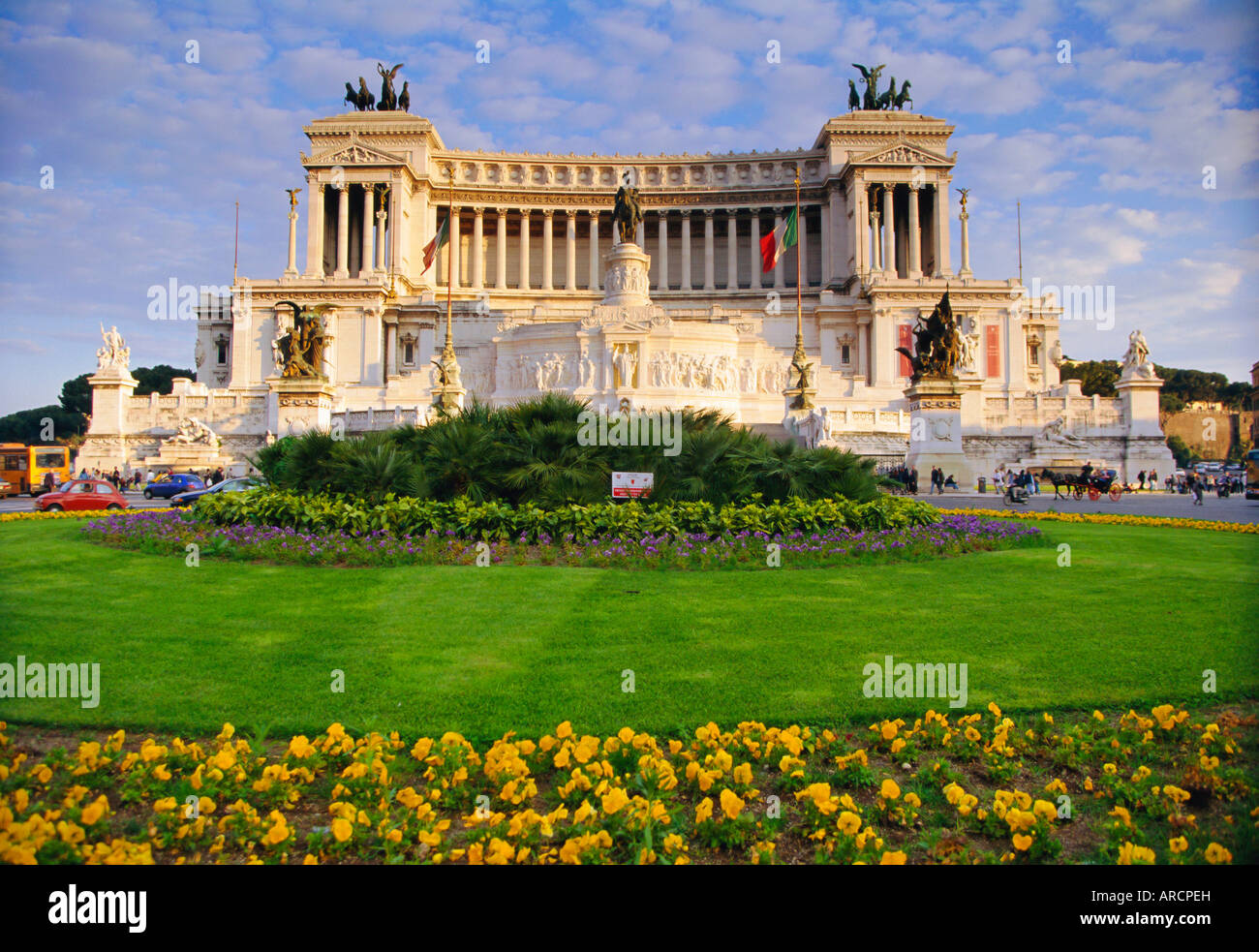 Victor Emmanuel Monument, Rome, Lazio, Italy, Europe Stock Photo