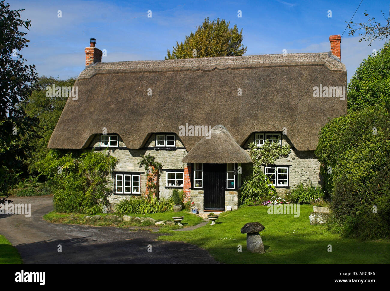 A Farmhouse in Somerset England Stock Photo
