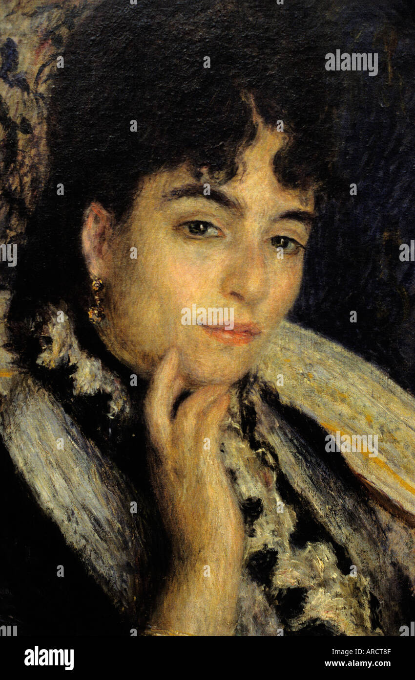 MM Alphonse Daudet Renoir Pierre Auguste Renoir Stock Photo - Alamy