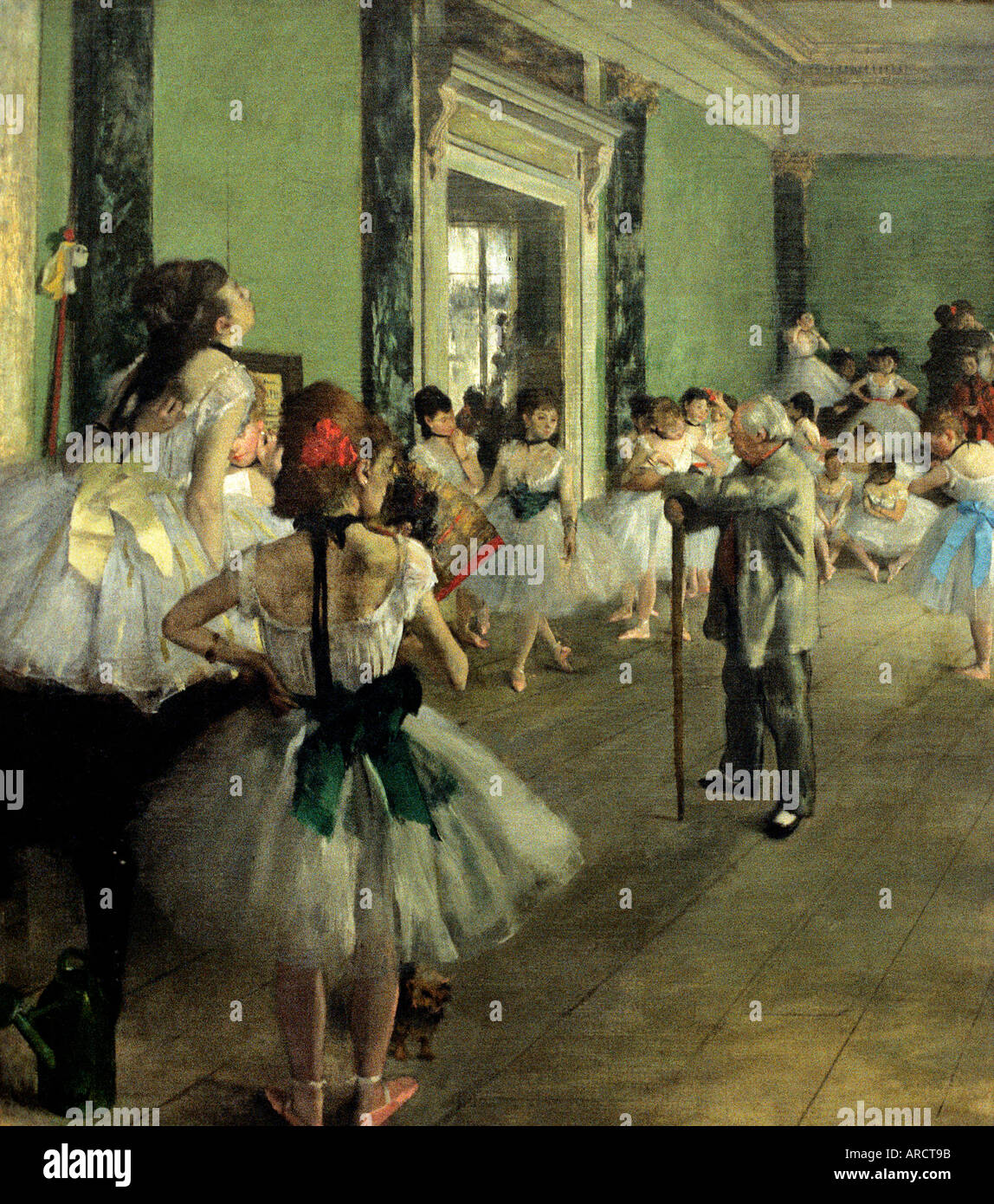 Dance Class 1874 Edgar Degas 1834-1917 France French Stock Photo