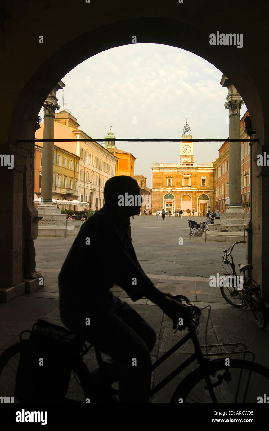 Ravenna Piazza del Poppolo Stock Photo