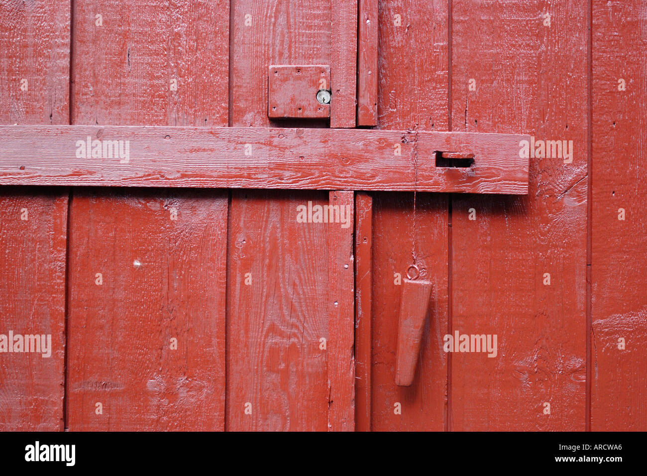red barn doors Stock Photo Alamy