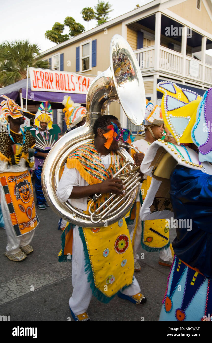 Goombay Festival in Bahama Village, Petronia Street, Key West, Florida