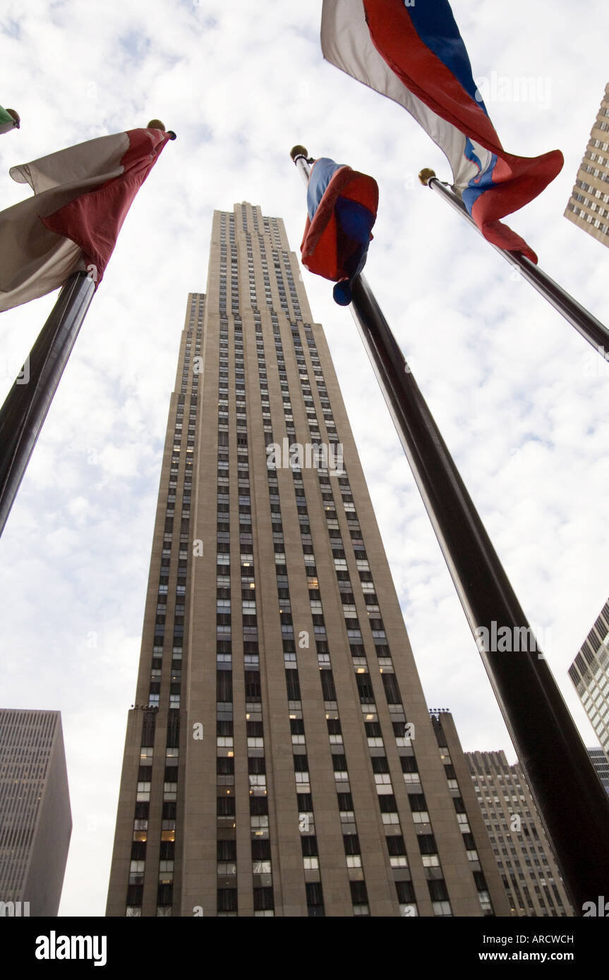 Rockefeller Center, Mid town Manhattan, New York City, New York, United States of America, North America Stock Photo