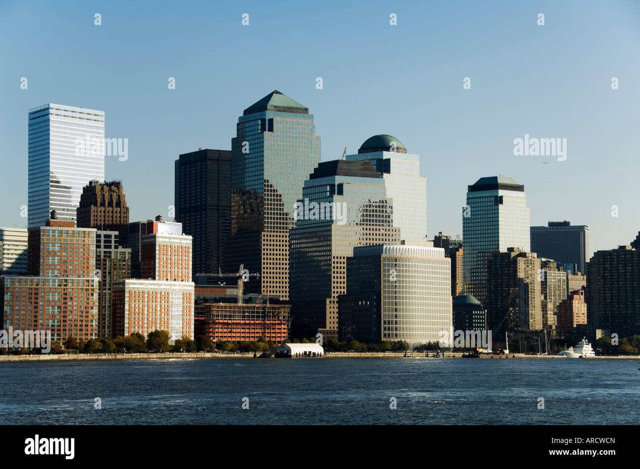 Business district, Lower Manhattan, New York City, New York, United States of America, North America Stock Photo
