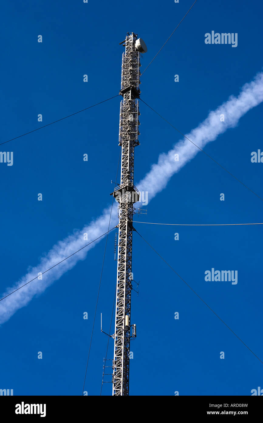 Princetown mast Stock Photo