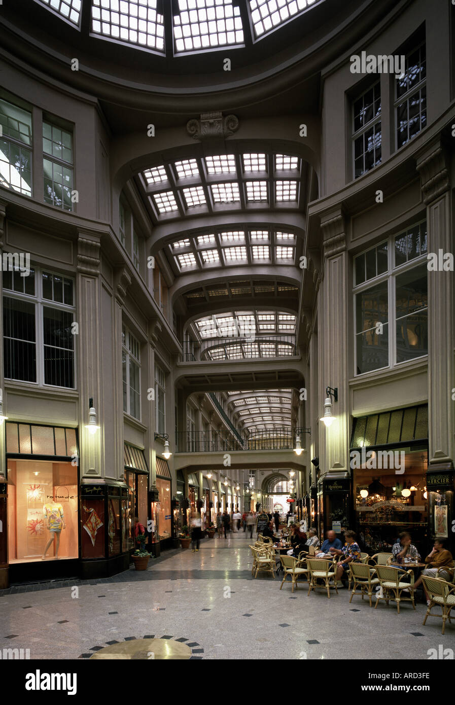Leipzig, Mädlerpassage, Innenansicht Stock Photo