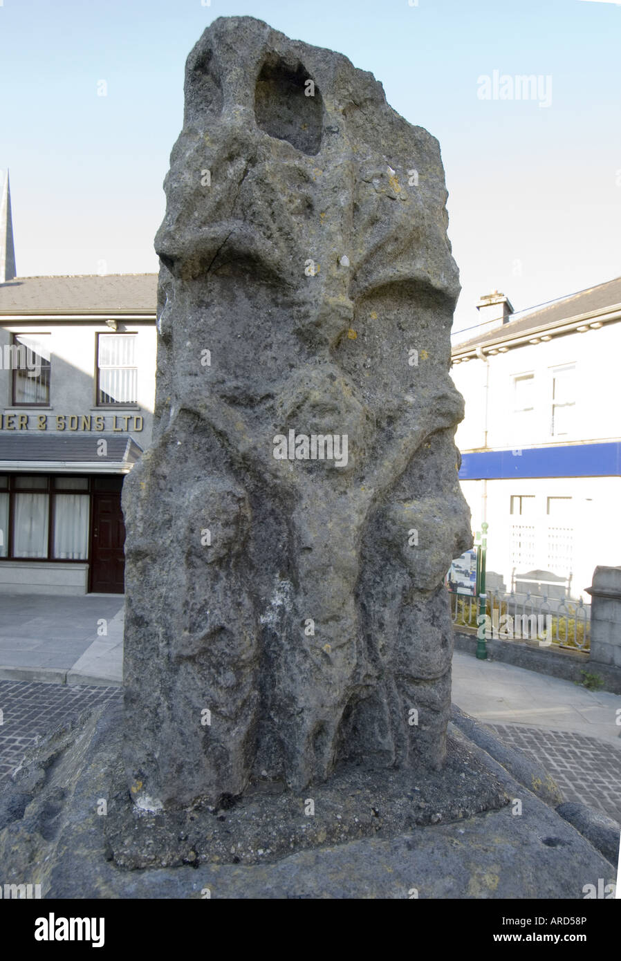 Market Square Cross Athenry Co Galway www osheaphotography com Stock Photo