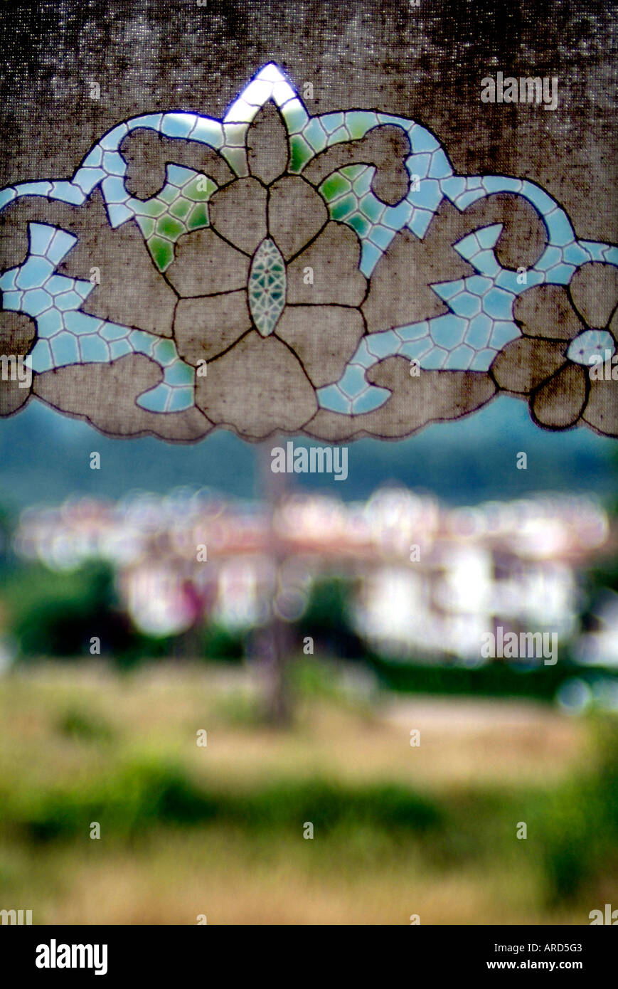window and blind Stock Photo Alamy