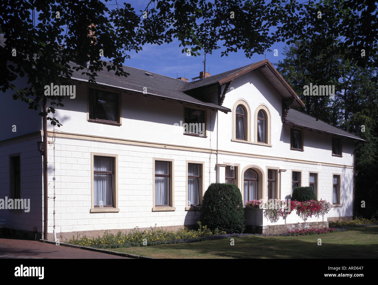 Heringsdorf/Usedom, Weißes Schloß, Stock Photo