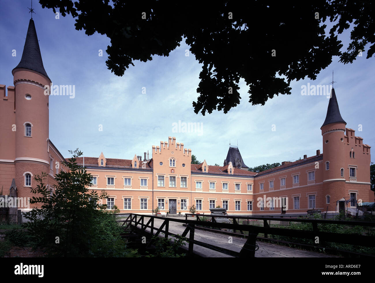 Gusow, Schloß, Stock Photo