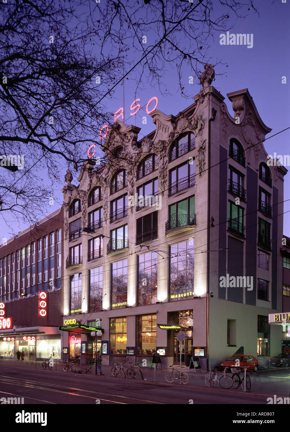 Zürich, Corso-Theater, Stock Photo