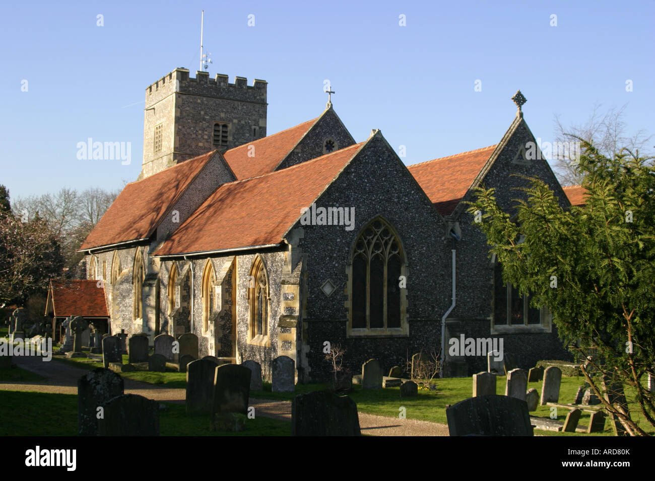 Sonning-on-Thames Church, Royal Berkshire Stock Photo