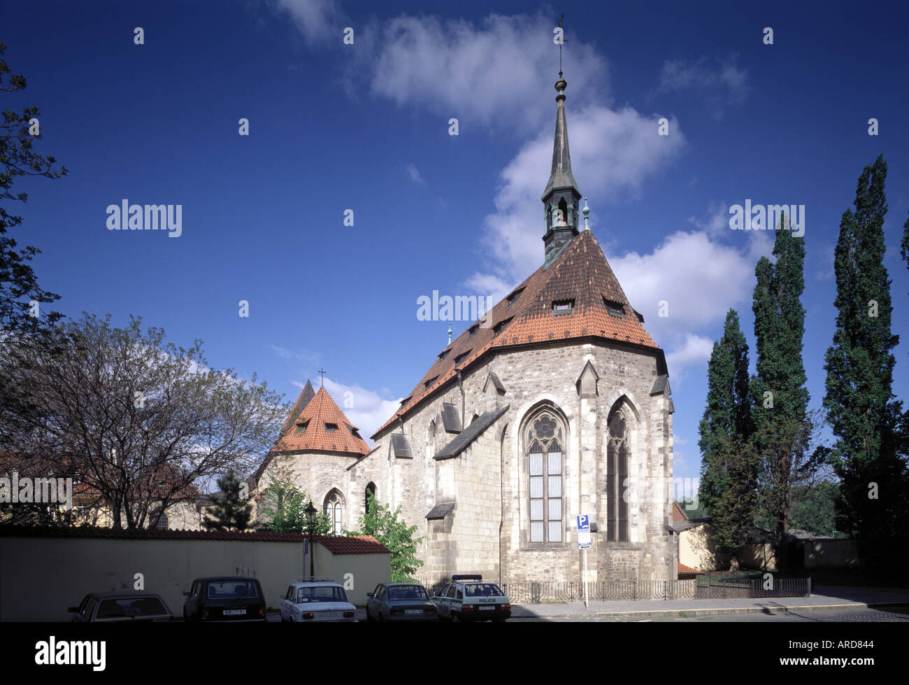 Prag, Agneskloster, Kirche St. Salvator und St. Franziskus Stock Photo
